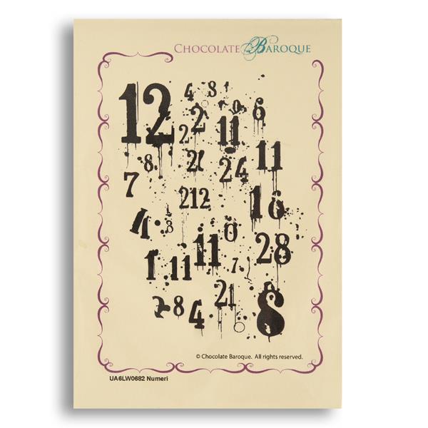 Chocolate Baroque Numeri A6 Unmounted Stamp Sheet - 1 Image - 686683