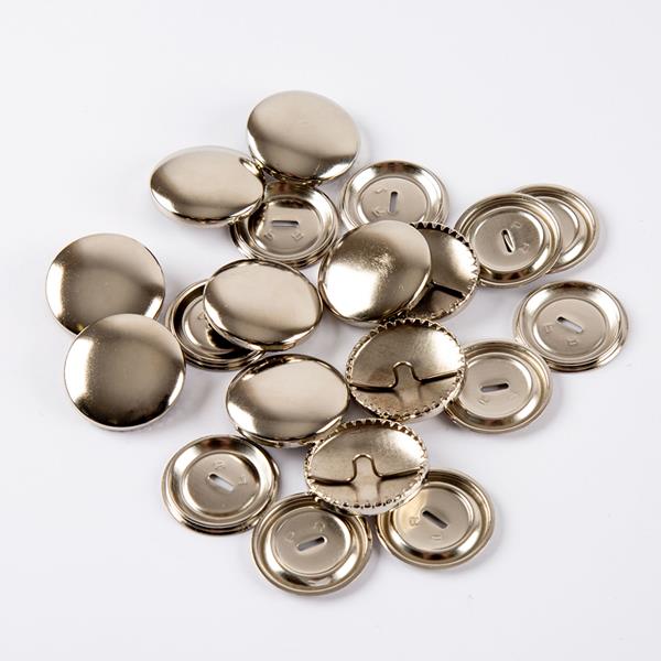Fabric Freedom Pack of 10 22mm Metal Self Cover Buttons - 686900