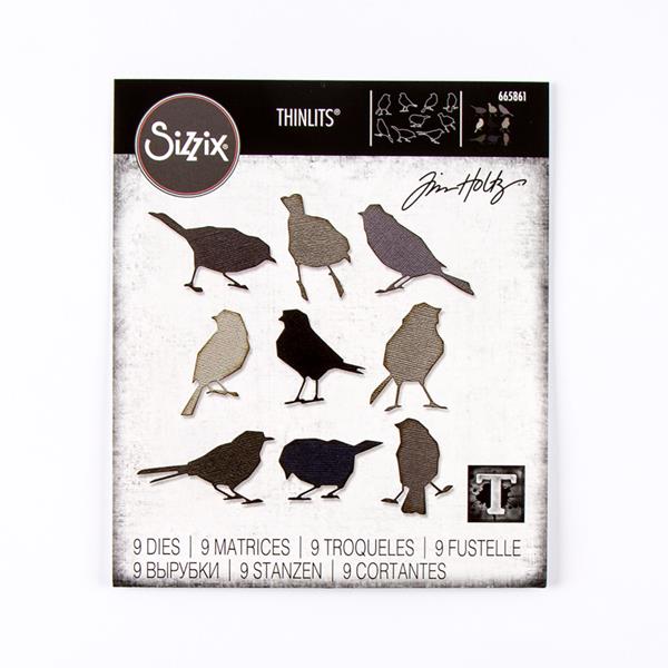 Sizzix Thinlits Dies By Tim Holtz-Paper-Cut Bird 