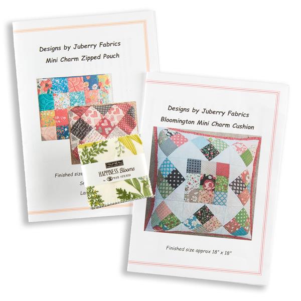 Juberry Designs Happiness Mini Charm Pack & 2 Patterns - 690157
