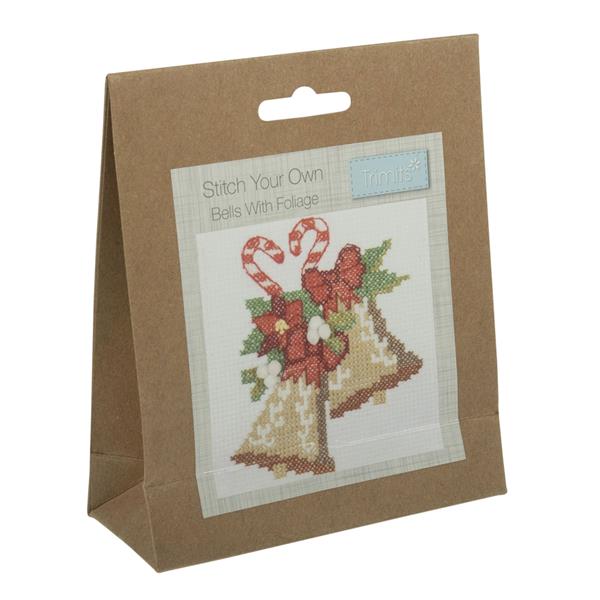 Trimits Bells with Foliage Counted Cross Stitch Kit - 694373