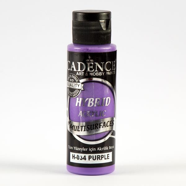 Cadence 70ml Hybrid Acrylic Paint - Purple - 696485