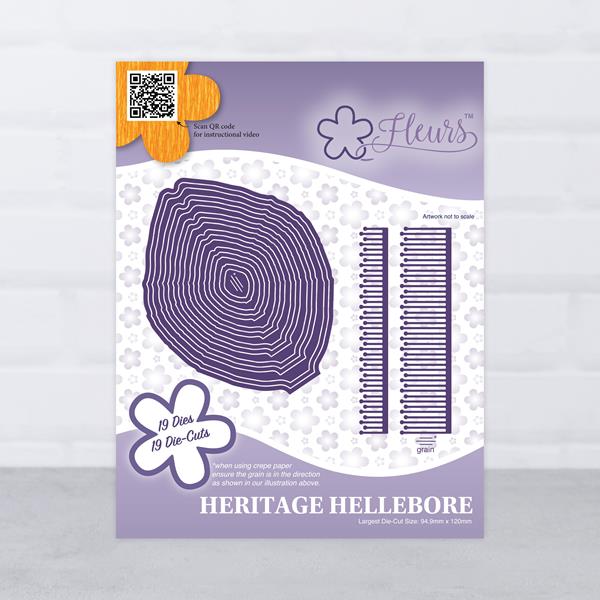Fleurs Heritage Hellebore Die Set - 19 Dies - 701839