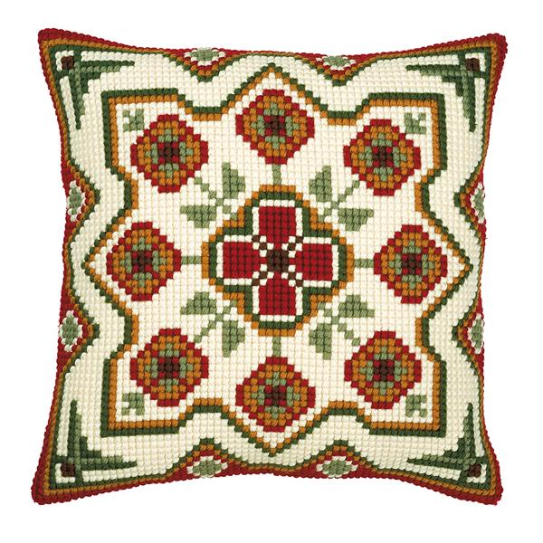 Vervaco Geometric Design 2 Cross Stitch Cushion Kit - 703389