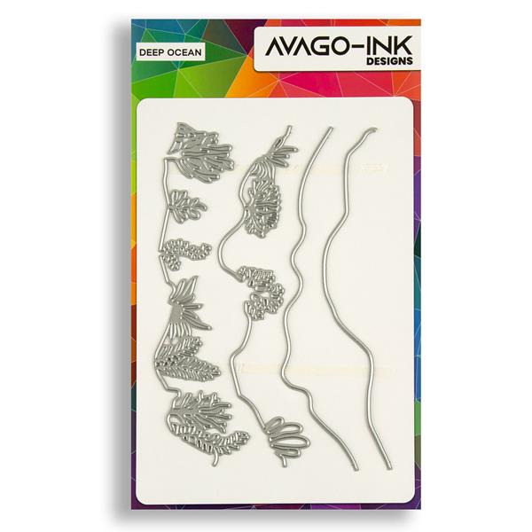 Avago Ink Designs Deep Ocean Die Set - 4 Dies - 705849