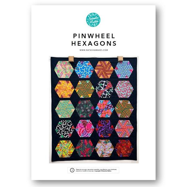 Natasha Makes Pinwheel Hexagons Pattern - 710103