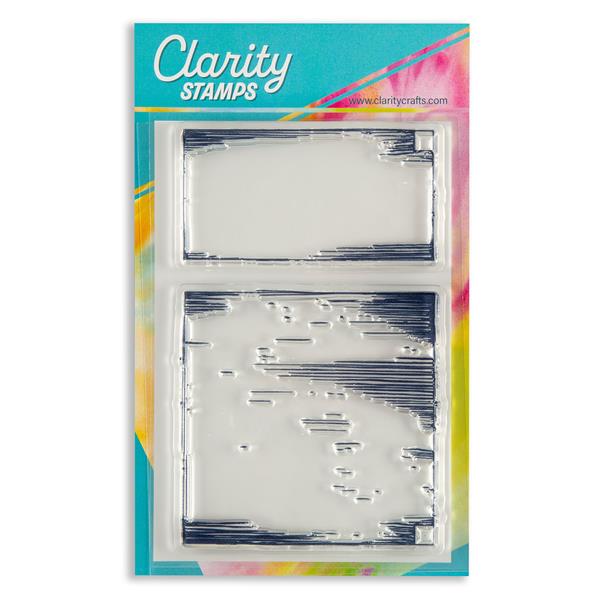 Clarity Crafts Barbara’s Bijou Backdrop Linocut A6 Stamp Set - Ch - 710304