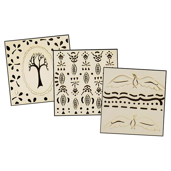 Art Inspirations By Ink & Earth 5.5 x 5.5" Stencil Collection - L - 710765