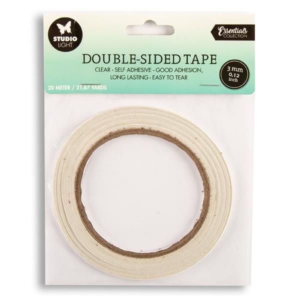 Studio Light Essentials 5 x Double Sided Adhesive Tapes - 3mm x 2 - 711984