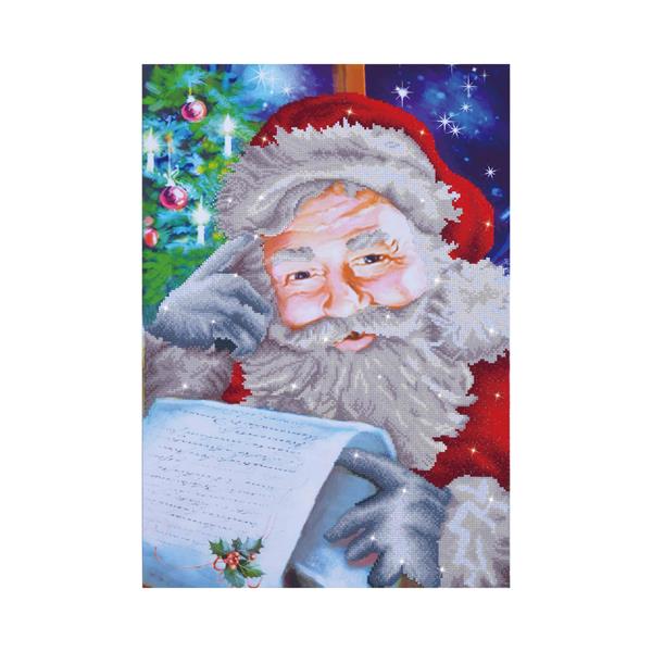 Diamond Dotz Santa's Wish List Painting Kit - 50 x 72cm - 716629