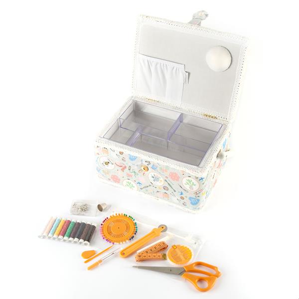 Hobby Gift Haberdashery Sewing Box with Sewing Set - 719565