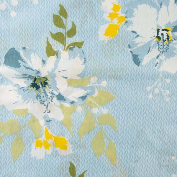 House of Alistair Extra Extra Wide Blue Canarian Garden Quilt Bac - 724747