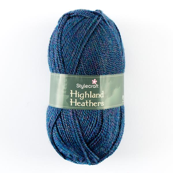 Stylecraft Highland Heathers DK Yarn - Loch - 100g - 100% Premium - 726410