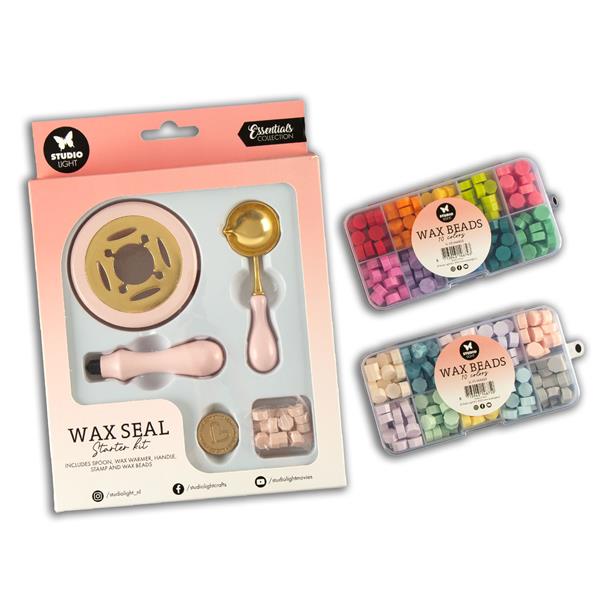 Studio Light Essentials Wax Seal Starter Kit with 2 x Wax Bead Ki - 726619