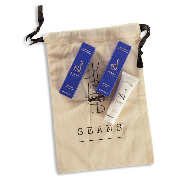 SEAMS Beauty 2 x Hand Cream 30ml + Drawstring bag - 726874