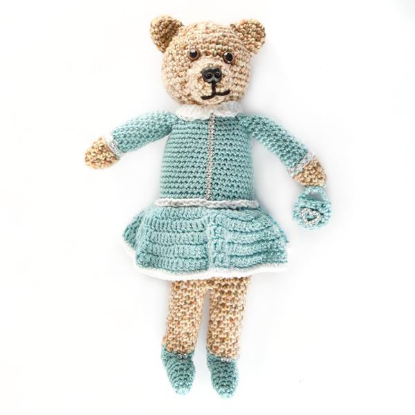 Joseph Bear Designs Mrs Bear Standing Figure Crochet Kit - 728714