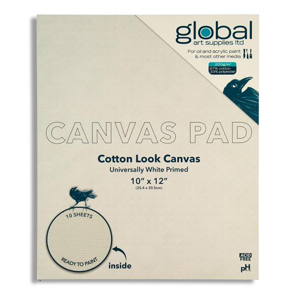 Global Canvas Pad 10x12" - 10 Sheets - 732341