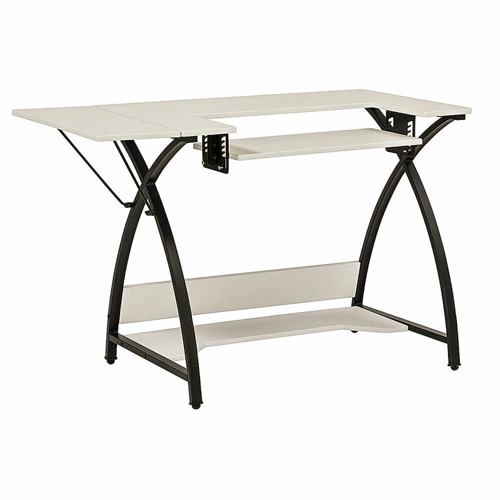 Sewing Online Comet Sewing Table Black &amp; White - 45.5 x 23.5 x 30in