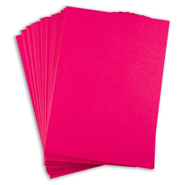 Jellybean A4 Bright Pink Card - 80 Sheets - 300gsm - 736810