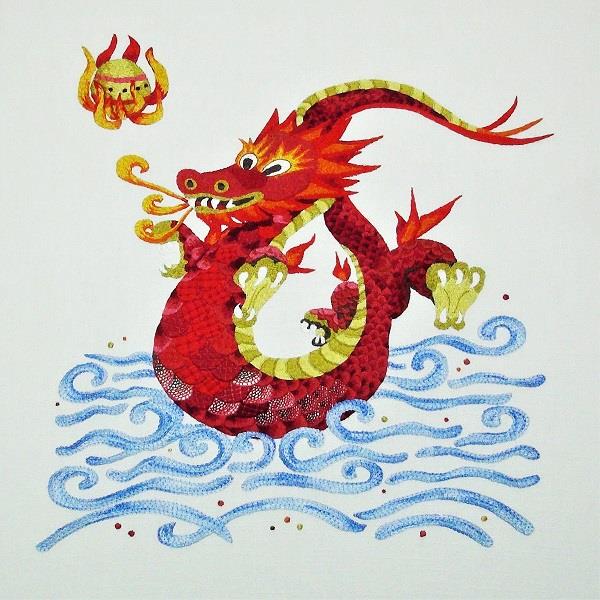 Dizzy & Creative Draco the Dragon Embroidery Kit - 737895