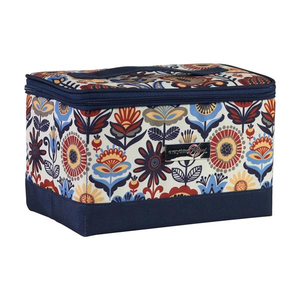 Everything Mary Navy & Multi Floral Sewing Box - 739126