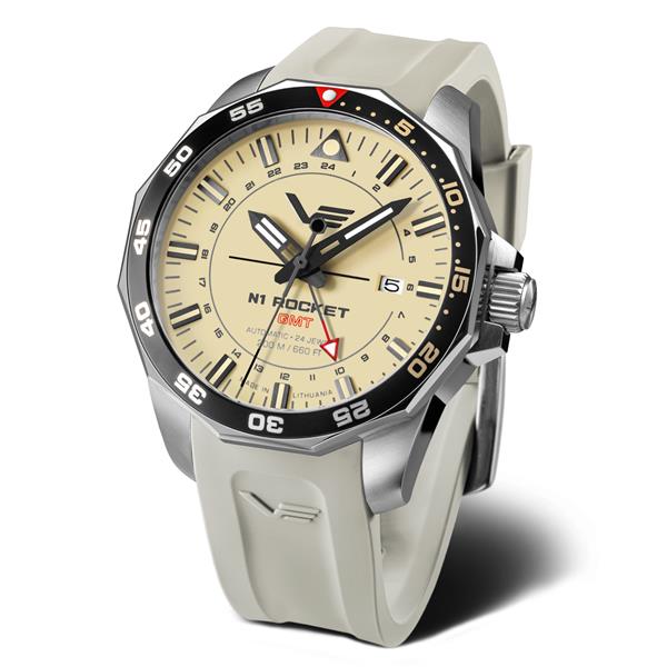 Vostok Europe N1 Rocket  Automatic GMT with Silicone Strap - 743698