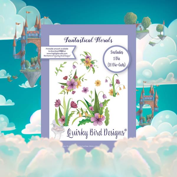 Quirky Bird Fantastical Florals Die - 745367