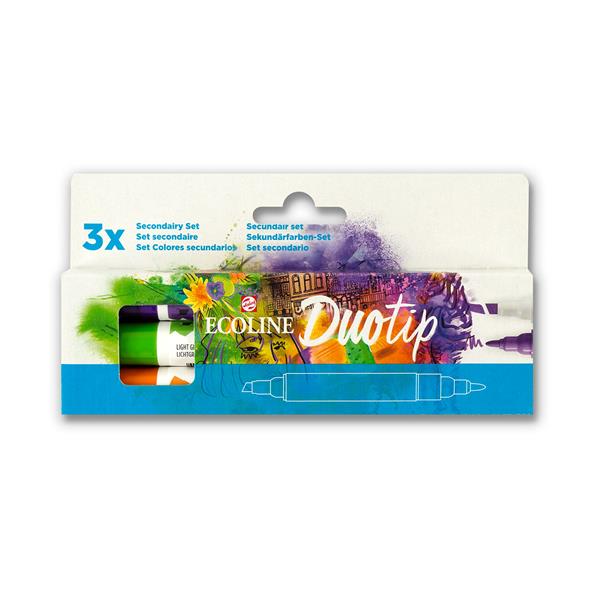 Ecoline Duotip Markers Set of 3 - Secondary - 745671