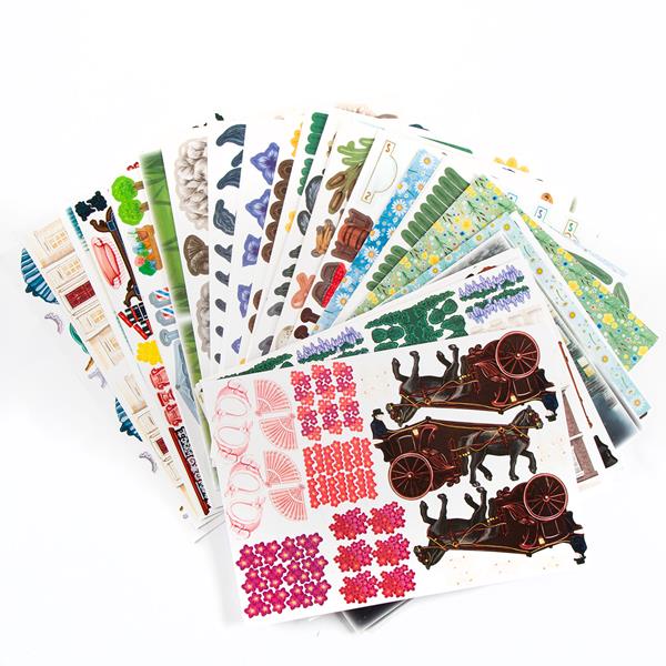 Dawn Bibby 50 Mixed Decoupage, Toppers & Background Sheets - Cont - 746266