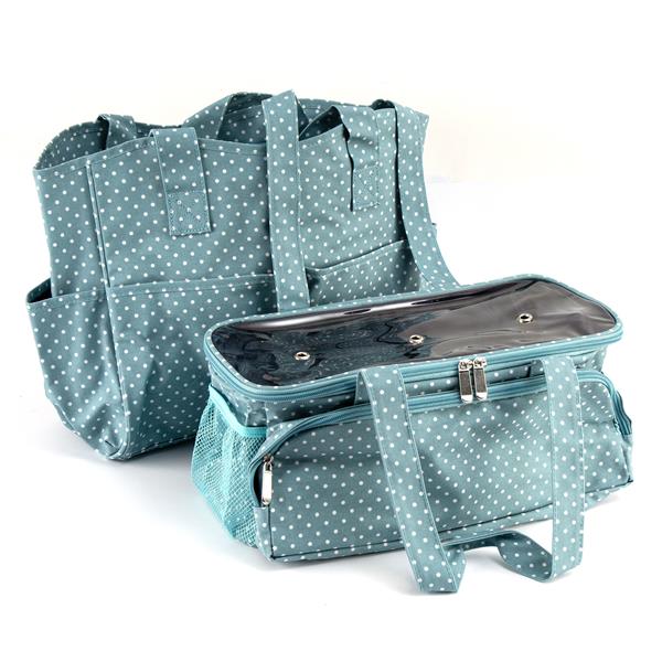 Korbond Tiny Dots Knitting Bag with Craft Bag - 750232