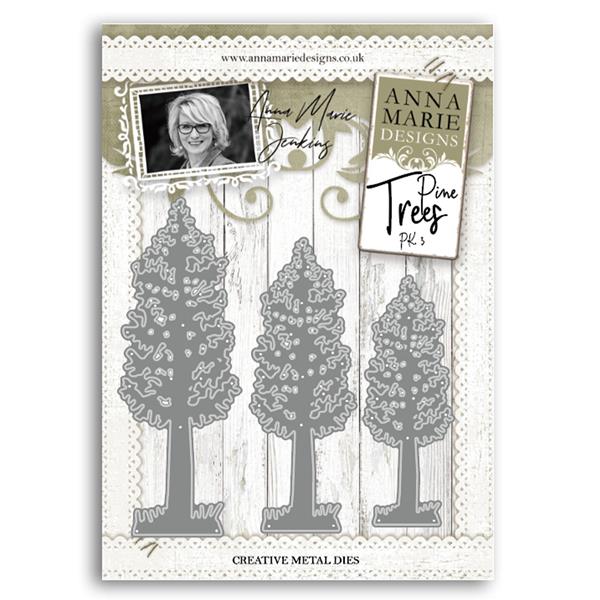 Anna Marie Designs Pine Trees Die - 3Dies - 750503