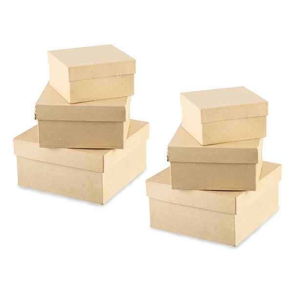 Personal Impressions 2 x Packs of 3 x Square Boxes - 750509