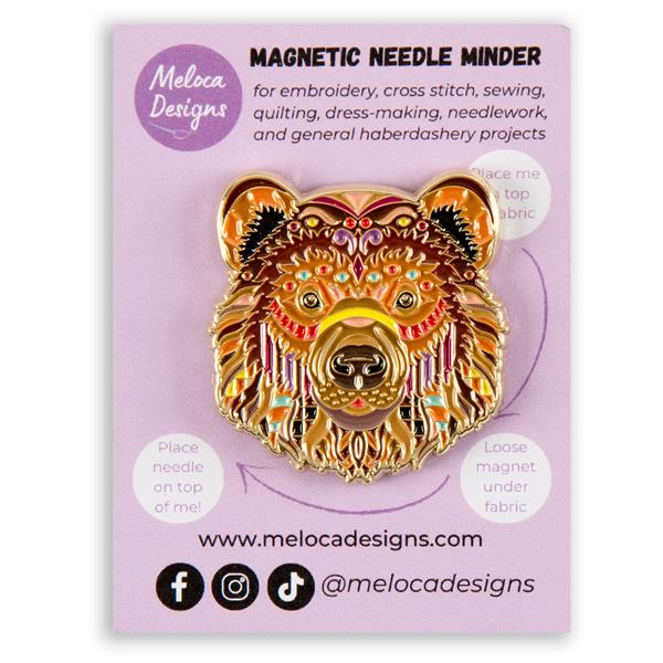 Meloca Designs Mandala Bear Needle Minder - 750984