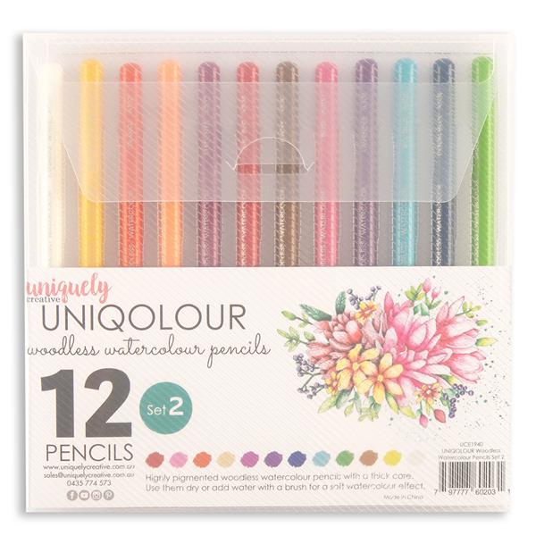 Uniquely Creative Uniqolour Pencil Collection - Set 2 - 12 Pencil - 754165