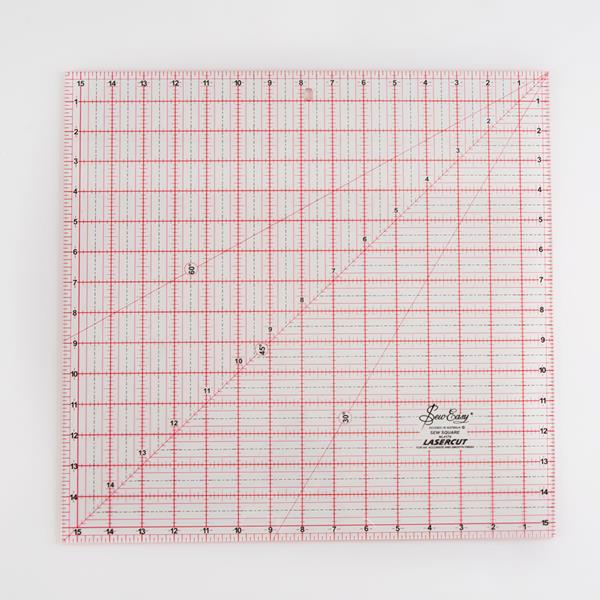 Sew Easy 15.5" x 15.5" Square Quilting Ruler - 759054