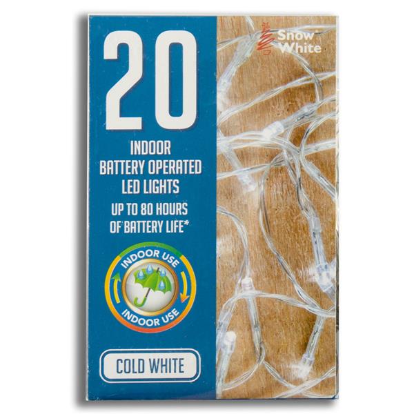 Craft Yourself Silly 20 Indoor Battery Operated LED Lights - 761742