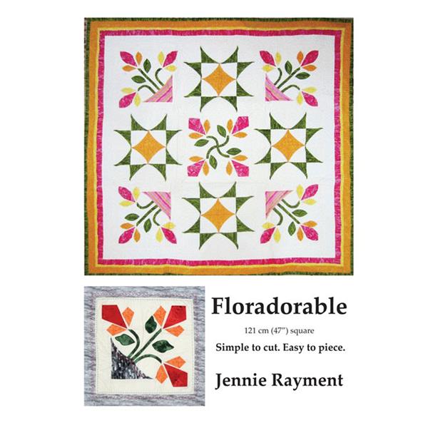 Floradorable Pattern Quilt Pattern by Jennie Rayment - 761999