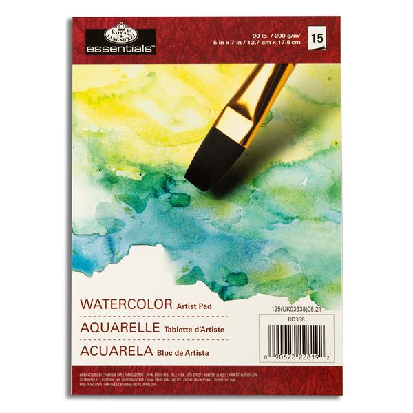 Essential Watercolour Artist Pad - 15 Sheets - 762561