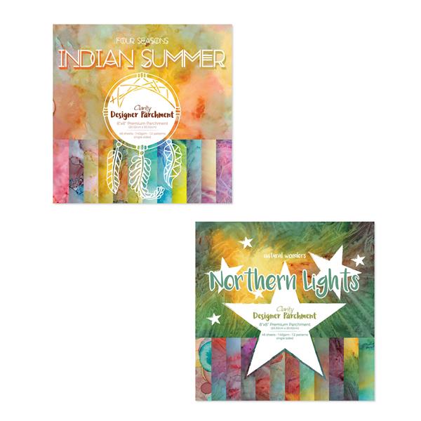 Clarity May Day Super Saver - 8x8" Designer Parchment Duo Pack -  - 764323
