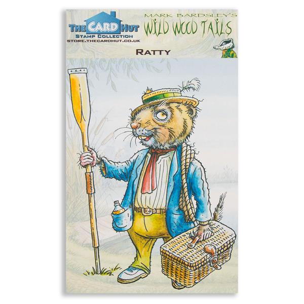 The Card Hut - Mark Bardsley Wild Wood Tails: Ratty - 1 Stamp - 764382