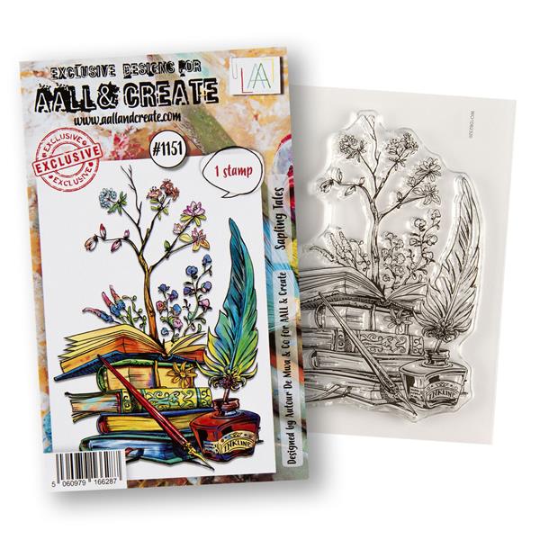 AALL & Create Autour De Mwa A7 Stamp - Sapling Tales - 765690