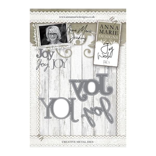 Anna Marie Designs Joy Words Die Set - 3 Dies - 767905