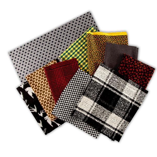 Make-it-Joe Wool Fabric Surprise Bundle - Includes: 10 x Fabric P - 769536