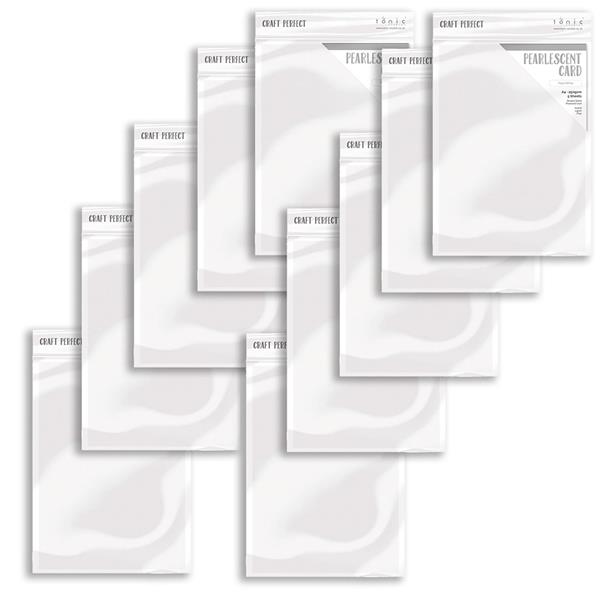 Tonic Studios Pearlescent A4 Card 5 Pack  x 10 - 50 Sheets - 771464