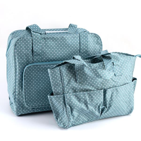 Korbond Tiny Dots Sewing Machine Bag with Craft Bag - 773784