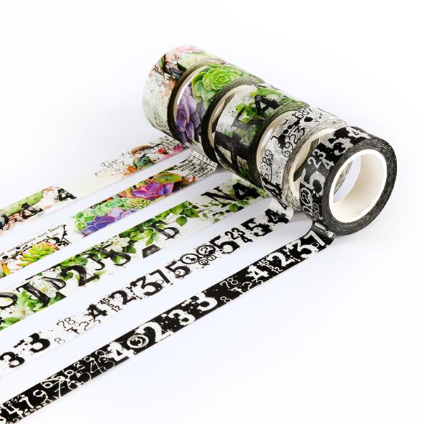 AALL & Create Bipasha Bk 5 x Washi Tapes Collection - Terrarium B - 781136