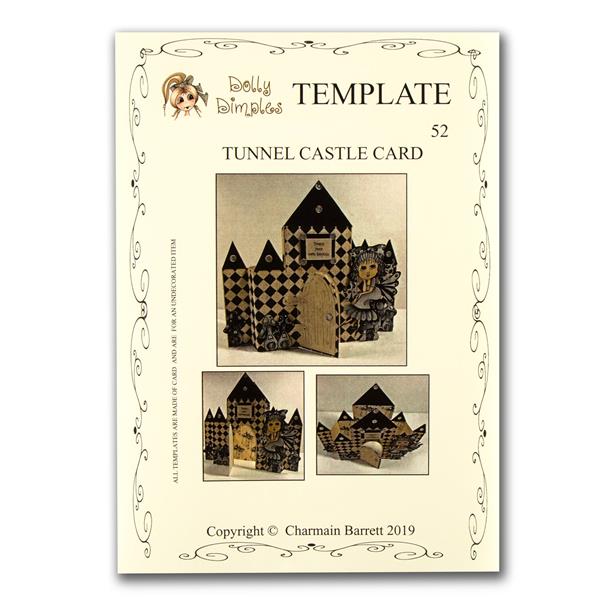 Dolly Dimples Tunnel Castle Card Template - 781473