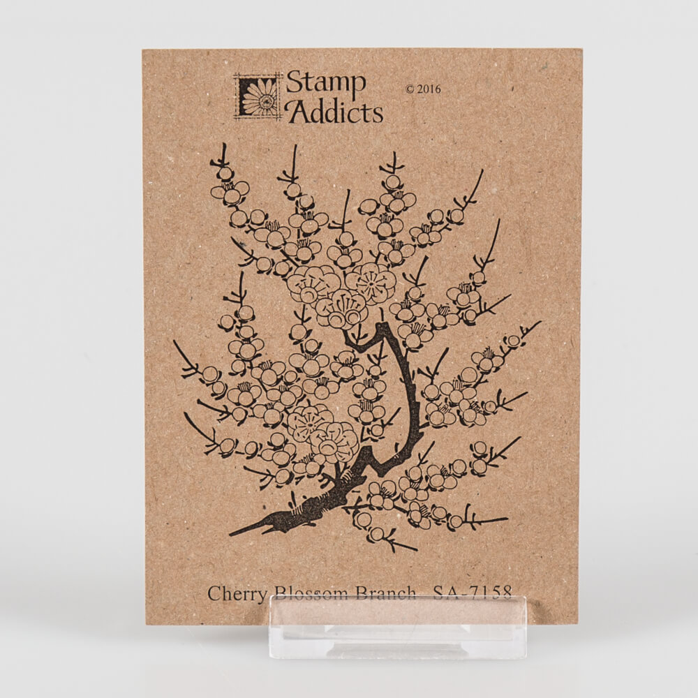 Stamp Addicts Cherry Blossom Branch Blooms and Special Day Unmounted Rubber Stamps