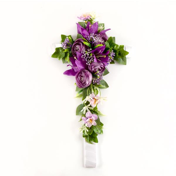 Dawn Bibby Purple Lily & Ranunculus Cross Kit - Set of 2 - 782811