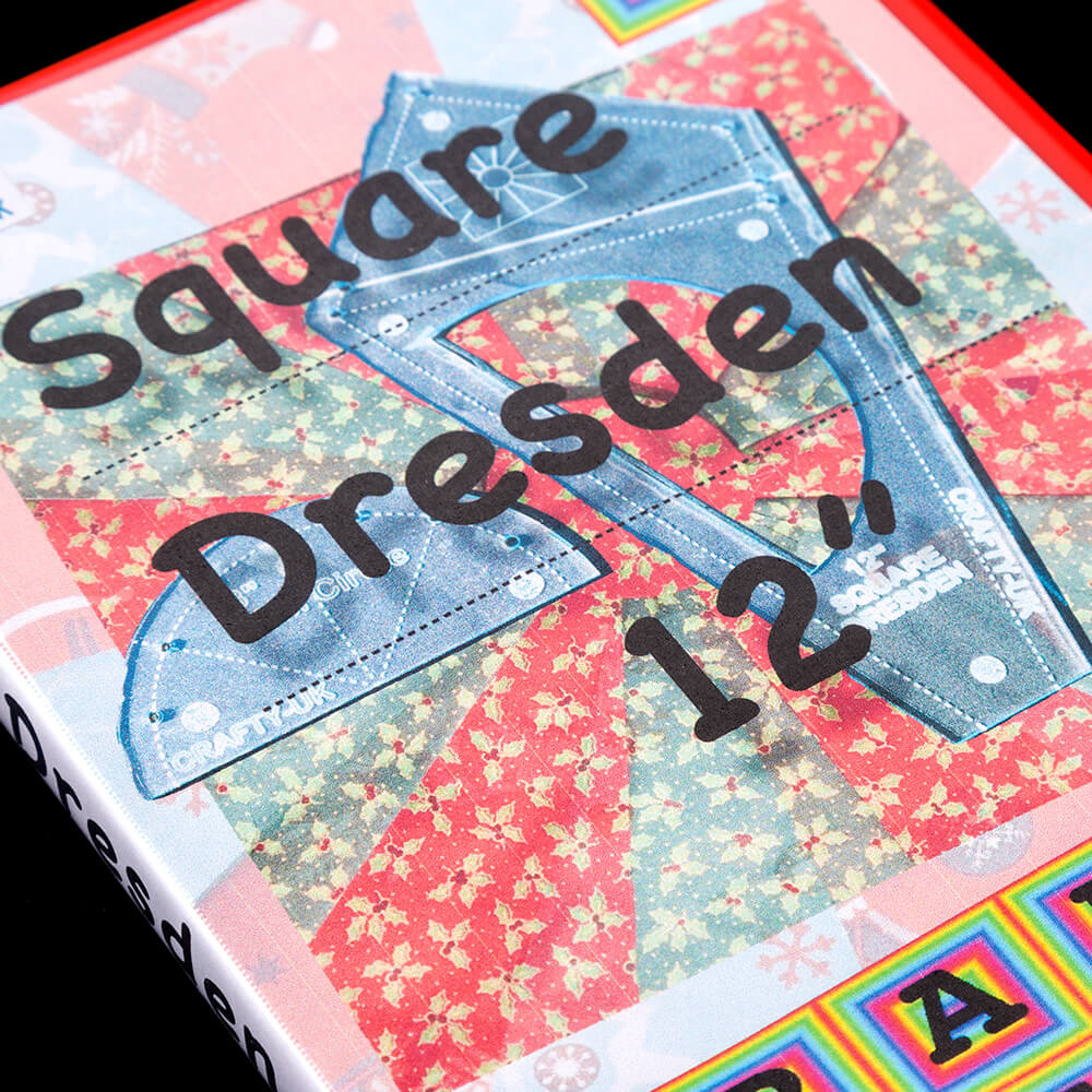 Crafty UK 12" Square Dresden Template